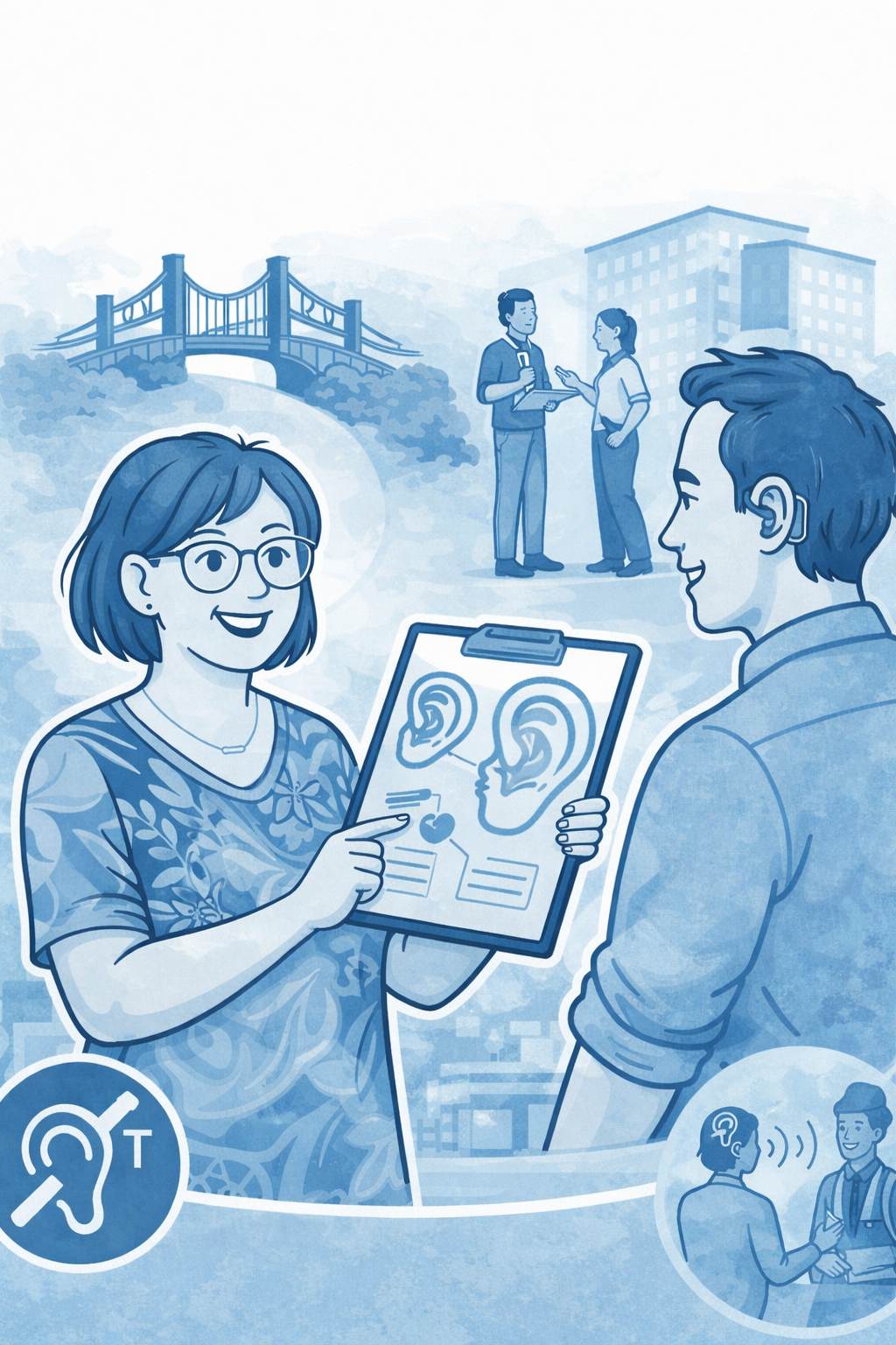 Brückenbauerin zwischen Menschen mit und ohne Hörbehinderung